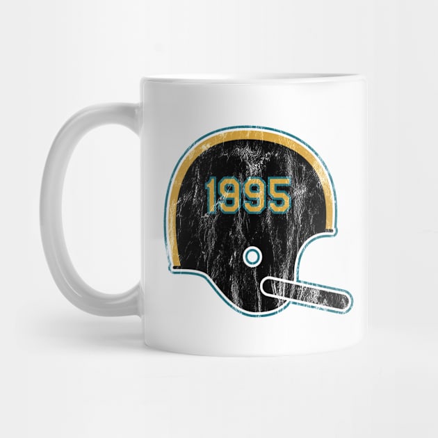 Jacksonville Jaguars Year Founded Vintage Helmet by Rad Love